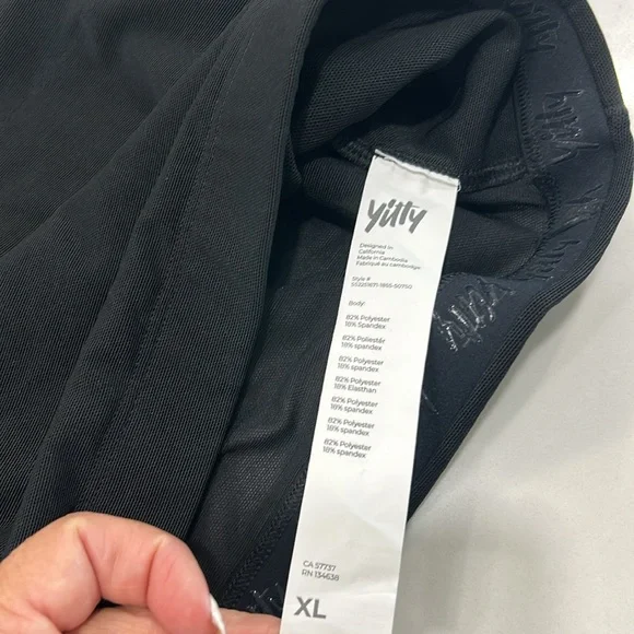 Yitty Mesh Me Black Crop Top. Size XL (749Ii) - Picture 11 of 17